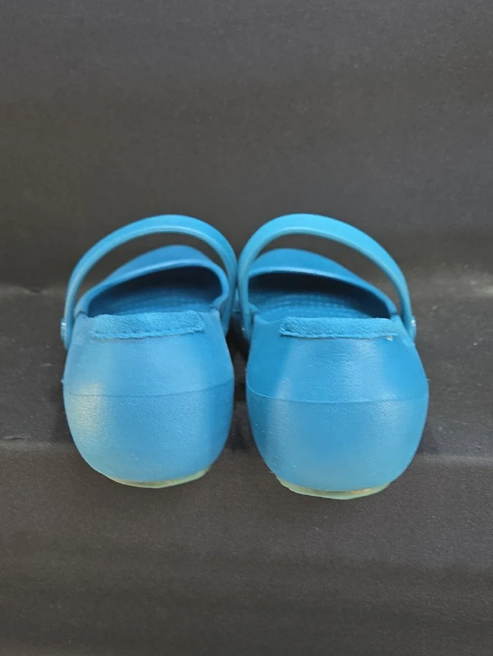 Crocs Women's Alice Mary Jane Flats in the Peacock Blue